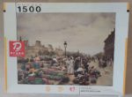 Image of the puzzle 1500, Druon, Flower Market, by François-Marie Firmin-Girard, Factory Sealed, Picture of the box
