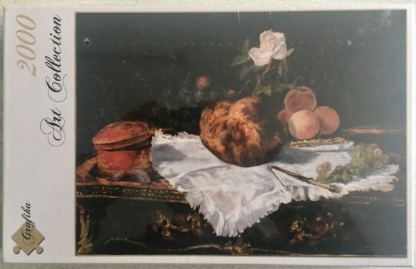 Image of the puzzle 2000, Grafika, The Brioche, by Édouard Manet, Factory Sealed, Picture of the box