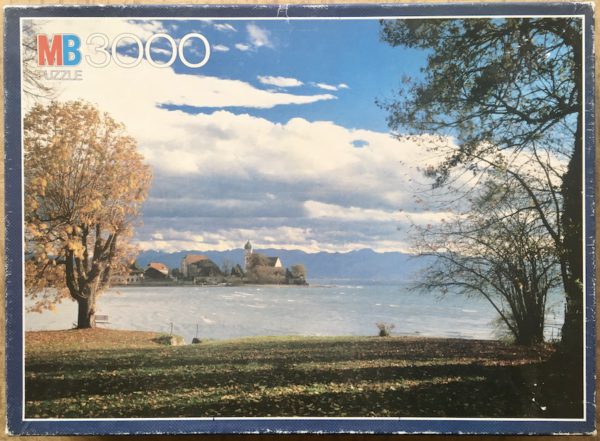 Image of the puzzle 3000, MB, Lake Constance, Germany, Complete, Picture of the box