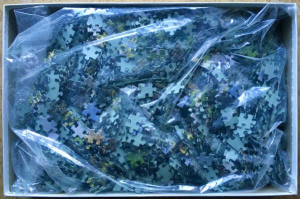 Image of the puzzle 3332, F.X. Schmid, Bürresheim Castle, Complete, Picture of the bag