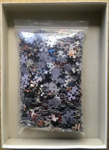 Image of the puzzle 1000, Nathan, Broadway by Night, by Alain Bertrand, Incomplete, Picture of the bag