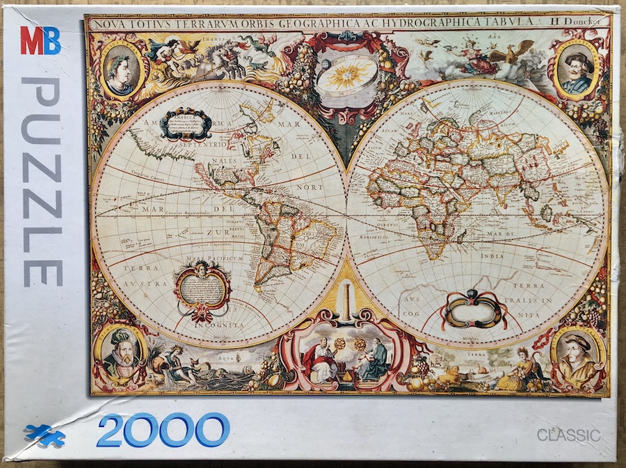 Educa 1000 Piece Jigsaw Puzzle Orbis TERRARUM Nova Accuratissima Tabula