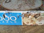 Image of the puzzle 2000, MB, Old World Map, by Hendrick Doncker, Complete, Detail of the box