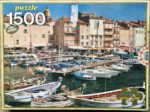 Image of the puzzle 1500, Educa, Saint Tropez, France, Incomplete, Picture of the box