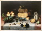 Image of the puzzle 1000, Puzzelman, Still Life with Cheese, by Floris Claesz van Dijck, Complete, Picture of the poster