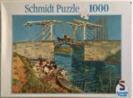 Image of the puzzle 1000, Schmidt, The Bridge at Langlois, by Vincent van Gogh, Sealed Bag, Picture of the box