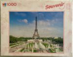 Image of the puzzle 1000, MB, Eiffel Tower, Paris, Sealed Bag, Picture of the box