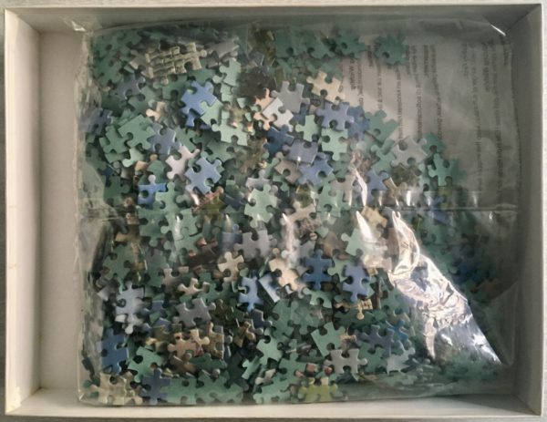 Image of the puzzle 1000, MB, Eiffel Tower, Paris, Sealed Bag, Picture of the bag