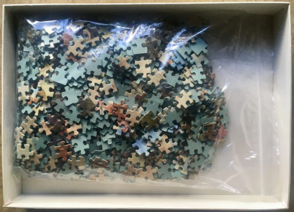 Image of the puzzle 1000, Nathan, A Kindergarten Outing, by Timoléon Marie Lobrichon, Complete, Picture of the bag