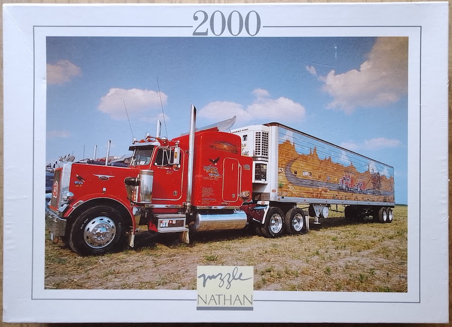 2000, Nathan, Tractor Trailer Truck, Francis Reyes - Rare Puzzles