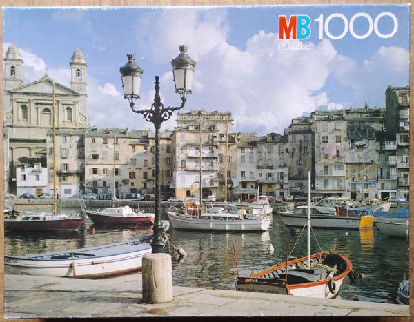 Image of the puzzle 1000, MB, Bastia, Corsica, Complete, Picture of the box