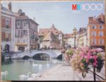 Image of the puzzle 1000, MB, Annecy, France, Complete, Picture of the box