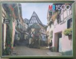 Image of the puzzle 1500, MB, Alsatian Village, Complete, Picture of the box