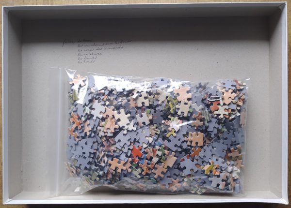 Image of the puzzle 1000, Grovely, Wild Ducks, by Maurice Pledger, Complete, Picture of the bag
