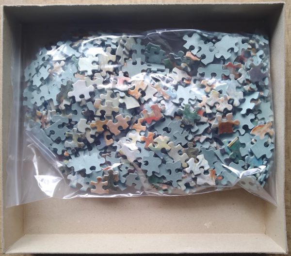 Image of the puzzle 750, MB, Luncheon of the Boating Party, by Pierre-Auguste Renoir, Complete, Picture of the bag