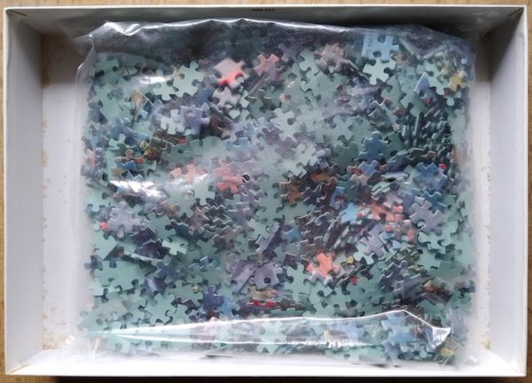 Image of the puzzle 1000, Nathan, La Terre de Scarlett, Sealed Bag, Picture of the bag