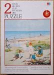 Image of the puzzle 250, MB, A Summer's Day on Hornbaek Beach, by Frants Peter Diderik Henningsen, Complete, Picture of the box