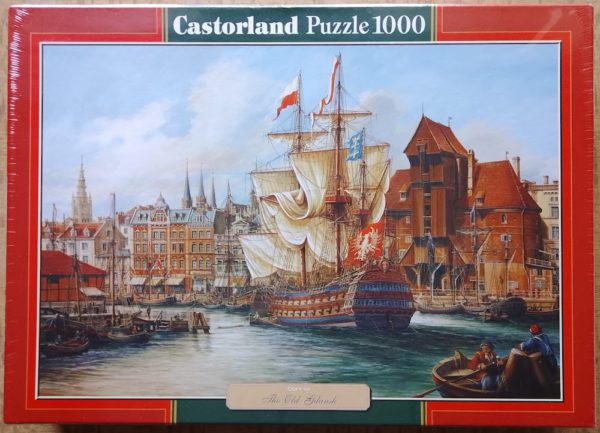 Image of the puzzle 1000, Castorland, The Old Gdansk, Factory Sealed, Picture of the box