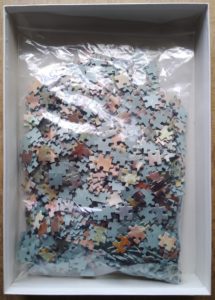 Image of the puzzle 1000, Nathan, Reverie, by Émile Vernon, Complete, Picture of the bag