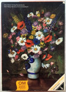 Image of the puzzle 1000, Ravensburger, Meadow Flowers, Complete, Picture of the box