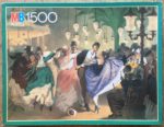 Image of the puzzle 1500, MB, The Waltz, by Philippe Jacques Linder, Sealed Bag, Picture of the box
