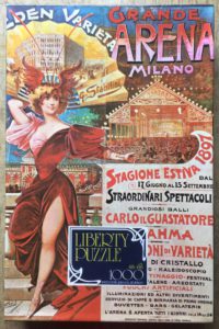 Image of the puzzle 1000, International Team, Libery Puzzle, Grande Arena Milano, Complete, Picture of the box