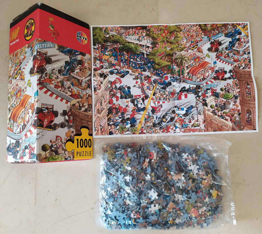 Puzzle Heye Vintage 1995 - La Chasse Aux Monstres - 500 Pièces - Complet