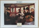 Image of the puzzle 2000, Nathan, On the Omnibus, by Maurice Delondre, Sealed Bag, Picture of the box