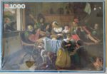 Image of the puzzle 1000, Jumbo, The Happy Family, by Jan Steen, Factory Sealed, Picture of the box