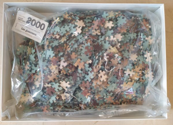 Image of the puzzle 2000, Nathan, The Gleaners, Jean-François Millet, Sealed Bag, Picture of the bag