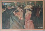 Image of the puzzle 2000, MB, At the Moulin Rouge: The Dance, by Henry de Toulouse-Lautrec, Factory Sealed, Picture of the box