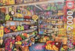 Image of the puzzle 2000, Educa, The Farmers Market, by Aimee Stewart, Picture of the box