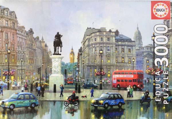 Image of the puzzle 3000, Educa, London, Charing Cross, by Alexander Chen, Picture of the box