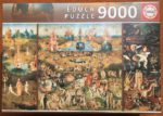 Image of the puzzle 9000, Educa, The Garden of Earthly Delights, Hieronymus Bosch, Picture of the box