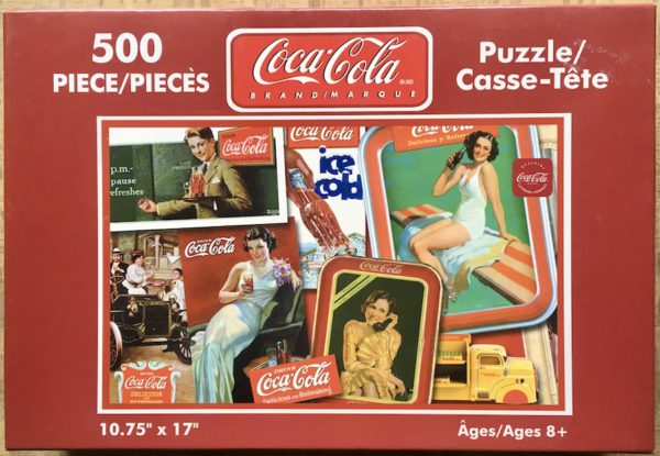 Image of the puzzle 500, Karmin International, Coca Cola, Ice Cold, Factory Sealed, Picture of the box