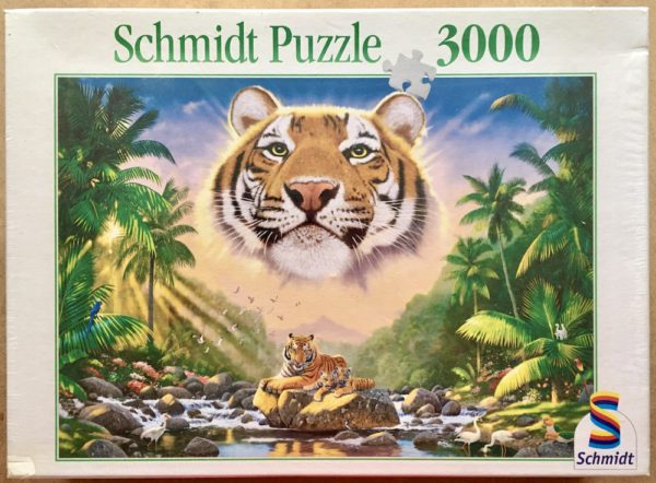 Image of the puzzle 3000, Schmidt, King of the Jungle, by Chris Hiett, Factory Sealed