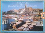Image of the puzzle 1000, Educa, Fishing in Palamós, Girona, Complete, Picture of the box