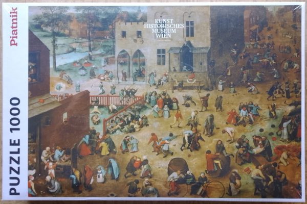 Image of the puzzle 1000, Piatnik, Childrens Games, by Pieter Bruegel the Elder, Factory Sealed, Picture of the box