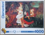 Image of the puzzle 1000, Clementoni, Resting during the Flight to Egypt, by Caravaggio, Complete, Picture of the box