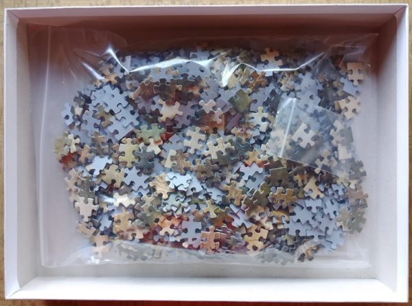 Image of the puzzle 1000, PTZ, Lion, by Rien Poortvliet, Complete, Picture of the bag