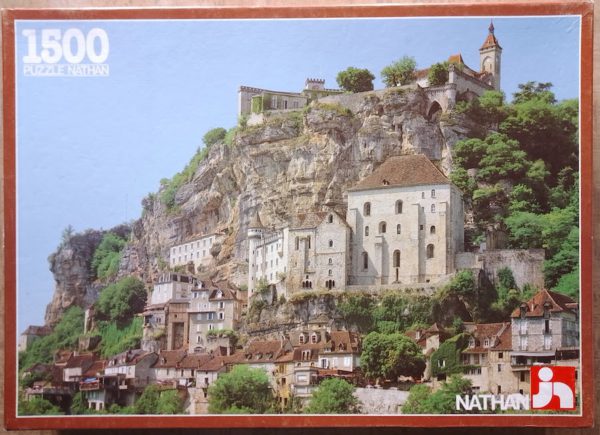 Image of the puzzle 1500, Nathan, Rocamadour (Lot), Complete, Picture of the box