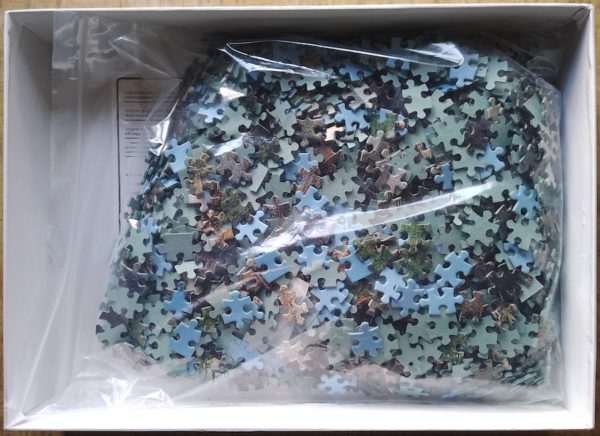Image of the puzzle 1500, Nathan, Rocamadour (Lot), Complete, Picture of the bag