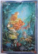 Image of the puzzle 1500, Jumbo, Fantasies of the Sea, by James Christensen, Sealed Bag, Picture of the box