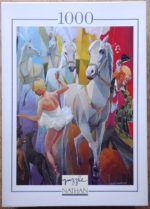 Image of the puzzle 1000, Nathan, Circus Rider, by Maurice Dard, Sealed Bag, Picture of the box
