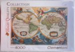 Image of the puzzle 4000, Clementoni, Old Map, Frederick de Wit, Factory Sealed, Picture of the box