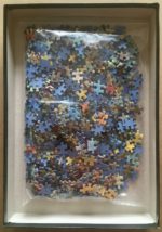 Image of the puzzle 1000, D-Toys, Flowers in Blue Vase, by Vincent van Gogh, Complete, Picture of the bag