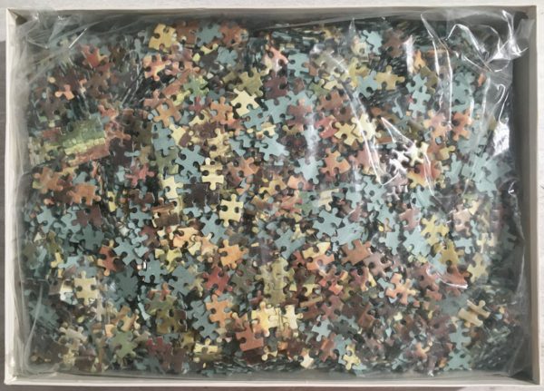 Image of the puzzle 4000, Waddingtons, A Toast to the Bride, by Walter Dendy Sadler, Sealed Bag, Picture of the bag