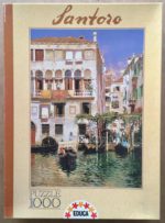 Image of the puzzle Puzzle 1000, Educa, A Canal Scene, by Rubens Santoro, Complete, Picture of the box