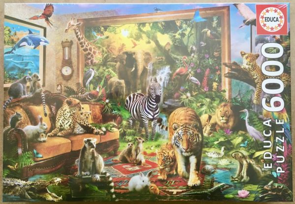 Image of the puzzle 6000, Educa, Entering the Bedroom, by Jan Patrik Krásný, Picture of the box