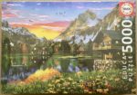 Image of the puzzle 5000, Educa, Alpine Lake, by Dominic Davison, Picture of the box